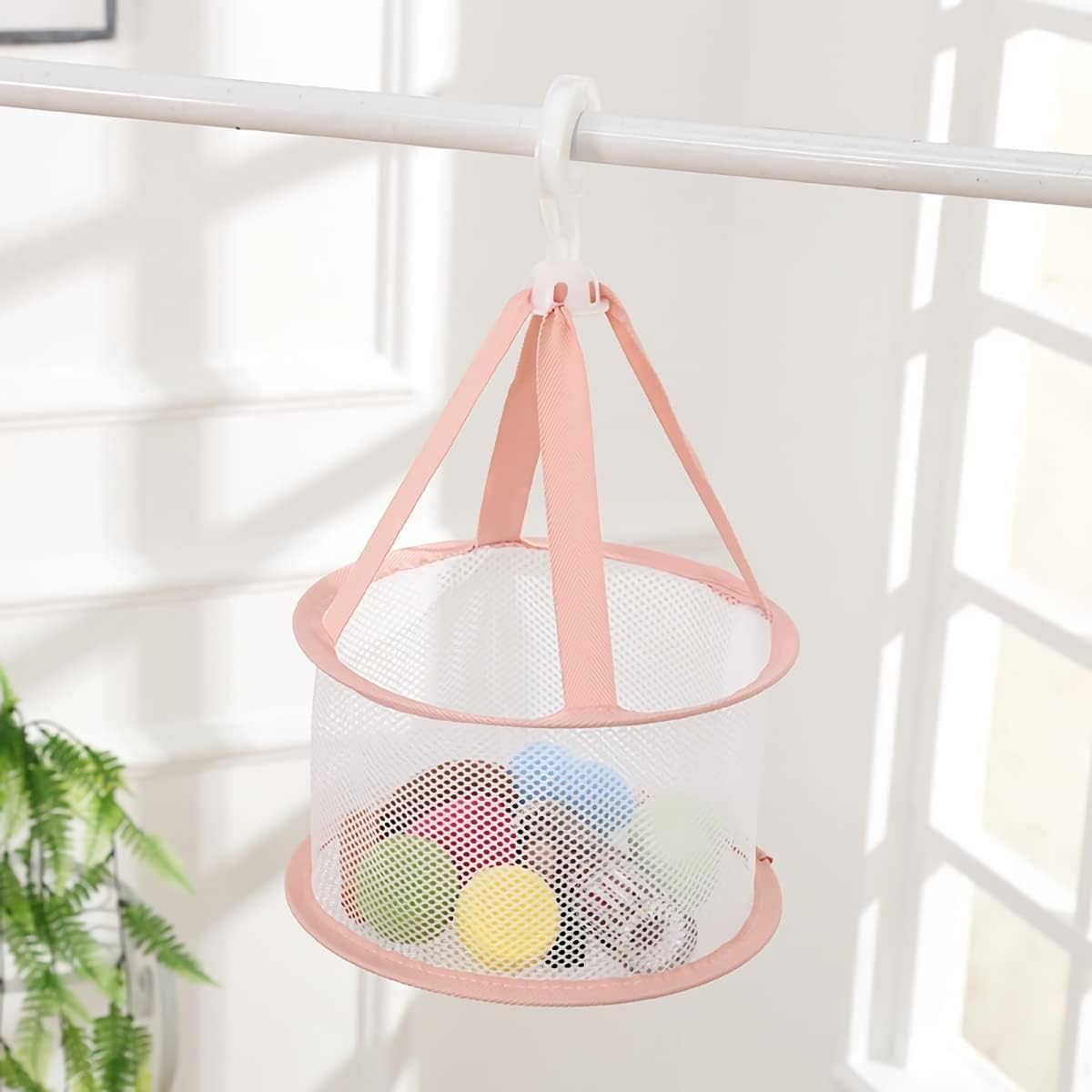 Makeup Brush Cleaning Mat & Hanging Drying Net, Foldable Silicone Makeup Brush Cleaner Brush Cleaning Pad cleaning bowl with Mesh Drying Rack Basket to dry Makeup Sponge, powder puff, brush (Purple) - Image 5