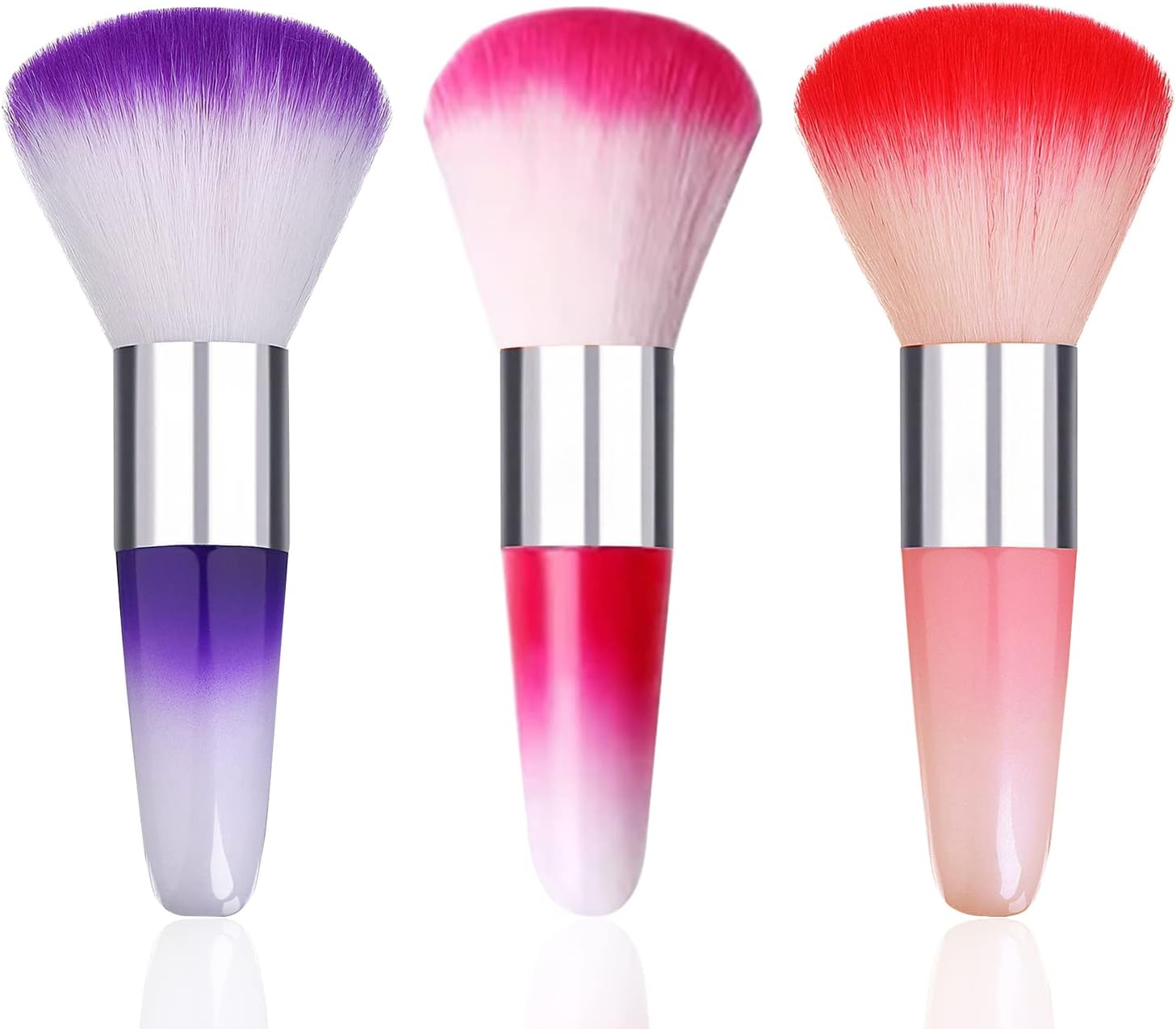 1Pc Pink Unicorn Nail Art Dust Remover Powder Brush Acrylic UV Gel Nail Cleaning Brush Blush Brushes Makeup Manicure Tool - Image 1