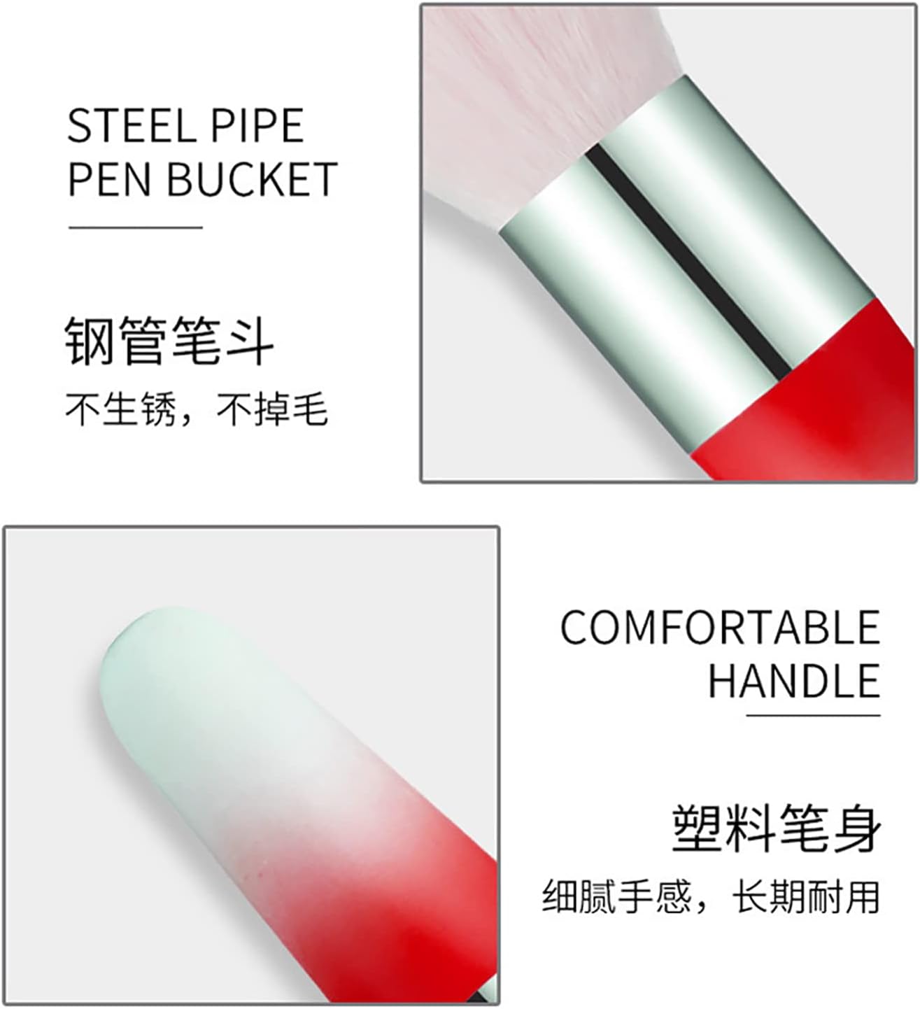 1Pc Pink Unicorn Nail Art Dust Remover Powder Brush Acrylic UV Gel Nail Cleaning Brush Blush Brushes Makeup Manicure Tool - Image 5