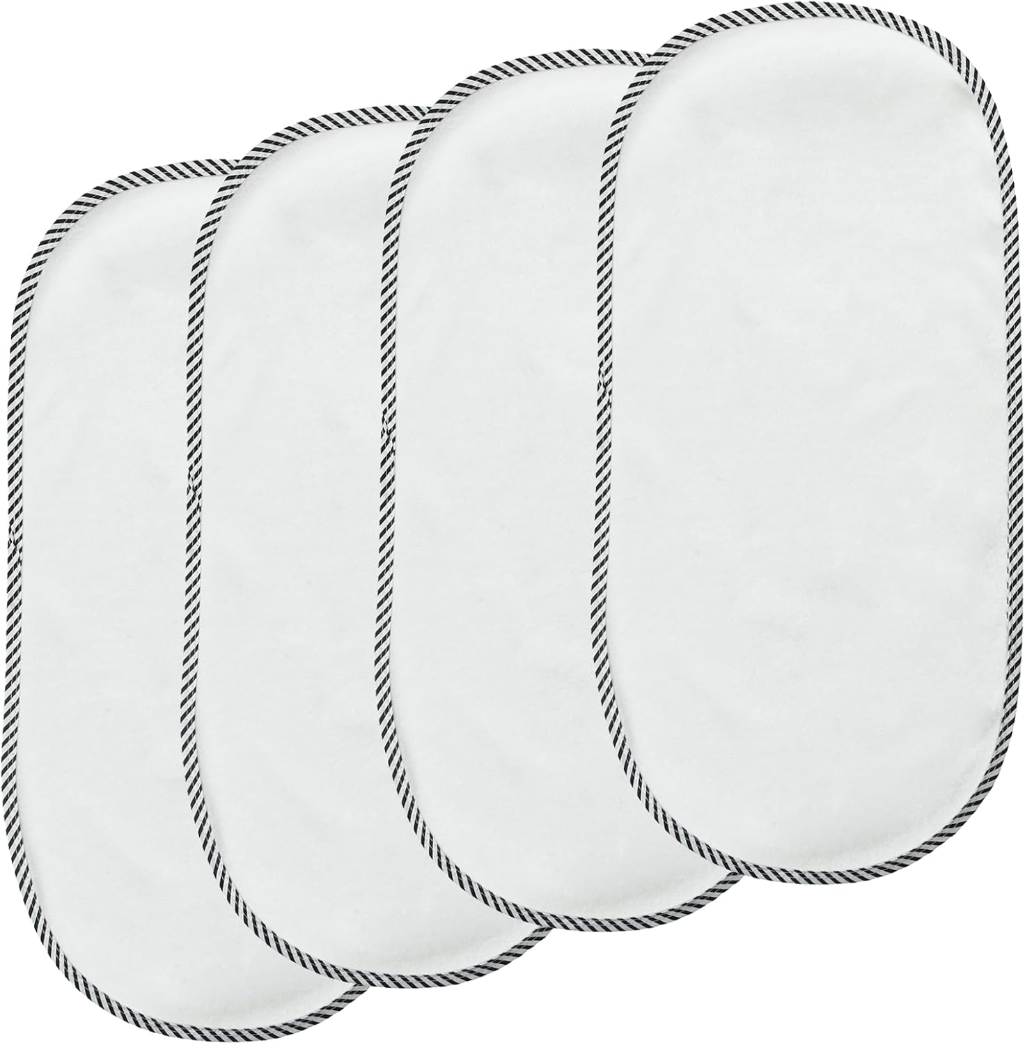 4 Pack Waterproof Changing Pad Liners, Baby Diaper Changing Underpads Liner Soft Changing Table Cover -60 x 30cm - Image 1