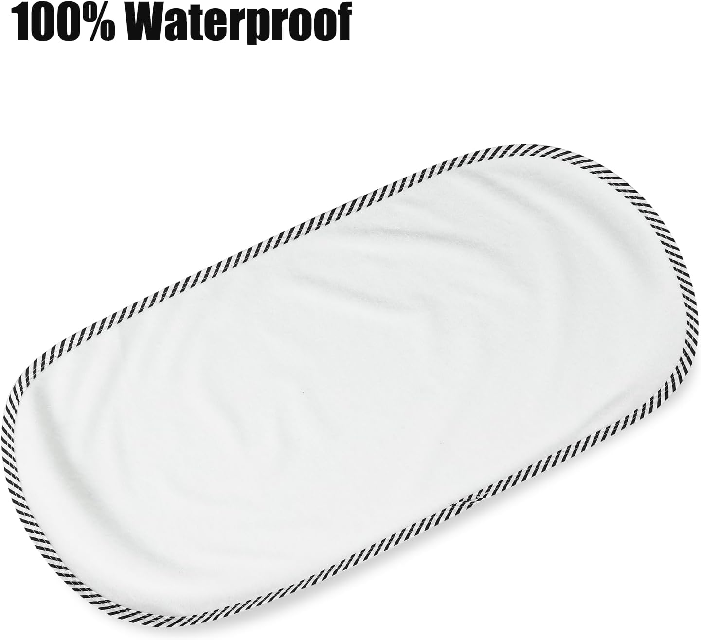 4 Pack Waterproof Changing Pad Liners, Baby Diaper Changing Underpads Liner Soft Changing Table Cover -60 x 30cm - Image 4