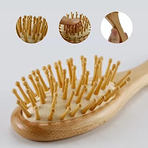 Baby Hair Brush and Comb Set for Newborn| Natural Wooden Hairbrush with Soft Goat Bristles, Pear Wood Comb and Wooden Massage Brush for Infant, Toddler, Kids - Image 6