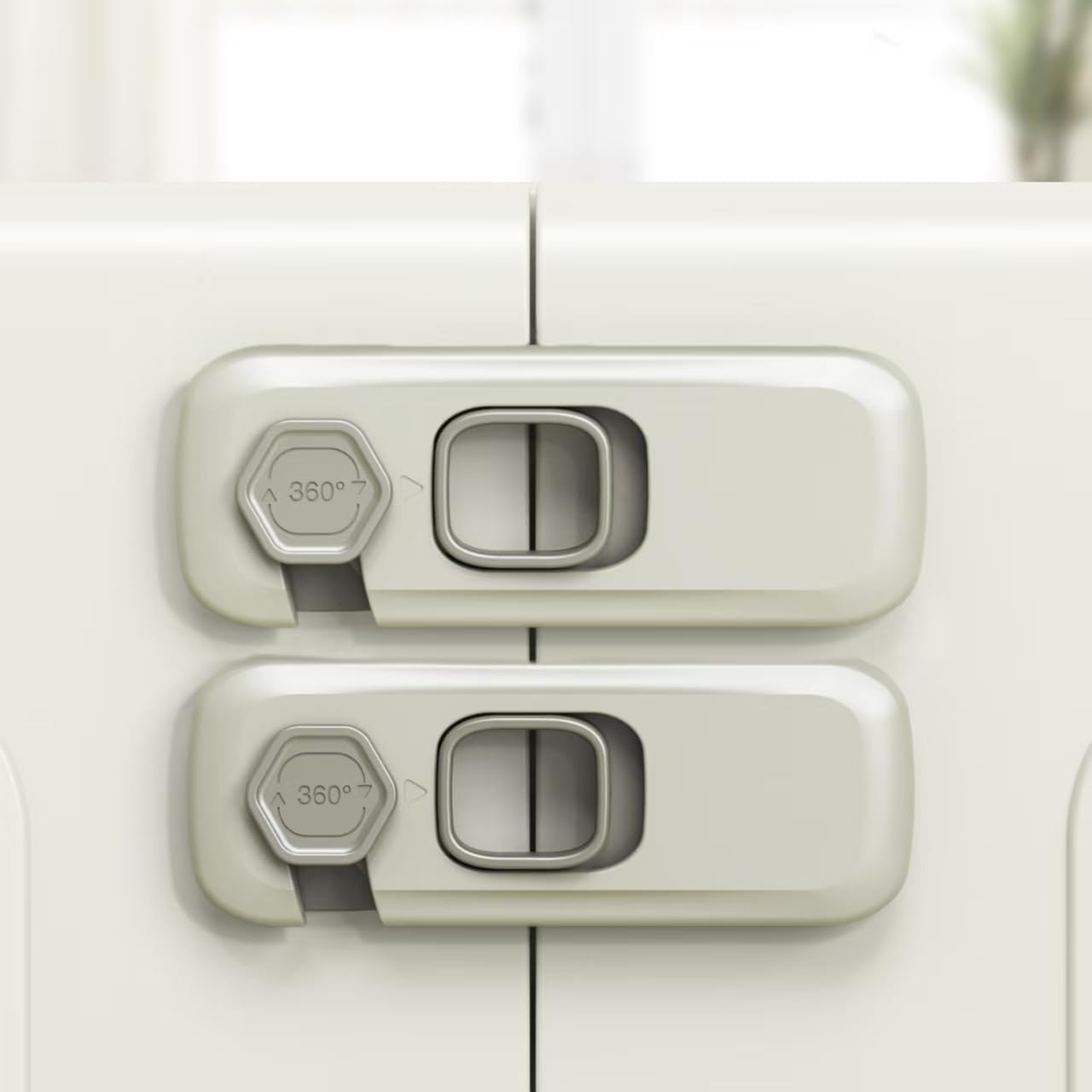 5 Pack Fridge Locks Child Safey, Child Freezer Lock, Baby Fridge Door Latches with Adhesive, Child Locks for Cabinets, Cupboard, Ovens - Image 7