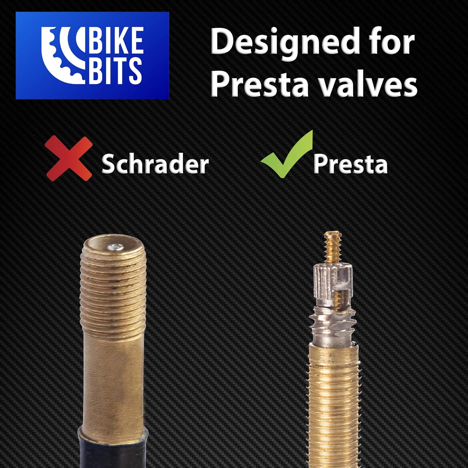 Presta Valve Caps - Anodized Aluminum - Use On Presta/French Valves - Designs: Bullet, Rocket, Hamburger, Pocket Rocket (4 Pack) - Image 3