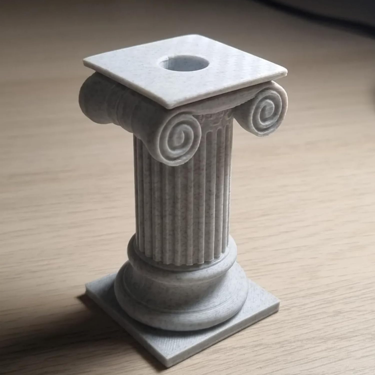 Elegant 3D Printed Column Pen Holder, Pencil Holder Desk Organizers, Office Supplies Decorations Idea Gift - Image 3