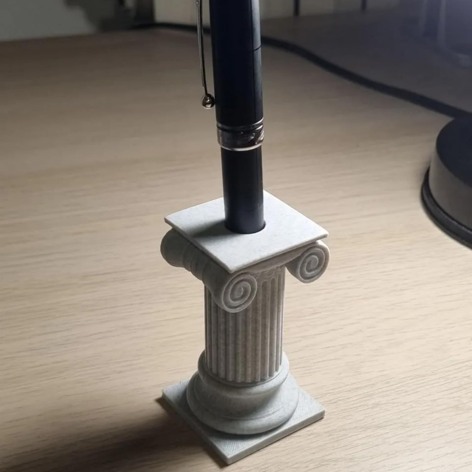 Elegant 3D Printed Column Pen Holder, Pencil Holder Desk Organizers, Office Supplies Decorations Idea Gift - Image 4