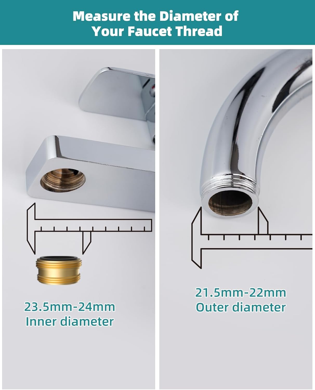 Swivel Faucet Adapter Kit, Solid Brass 3/4