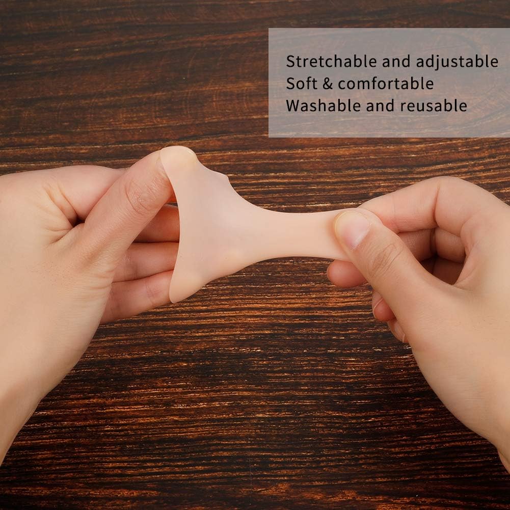20 Pack Gel Finger Cots, Finger Protector Support New Material Finger Gloves, Finger Cots to Protect Crack, Peel Finger and Other Finger Pain - Image 5
