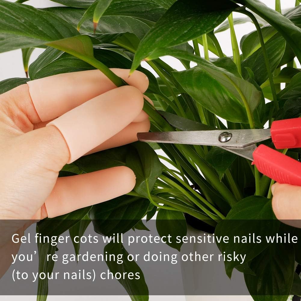 20 Pack Gel Finger Cots, Finger Protector Support New Material Finger Gloves, Finger Cots to Protect Crack, Peel Finger and Other Finger Pain - Image 6