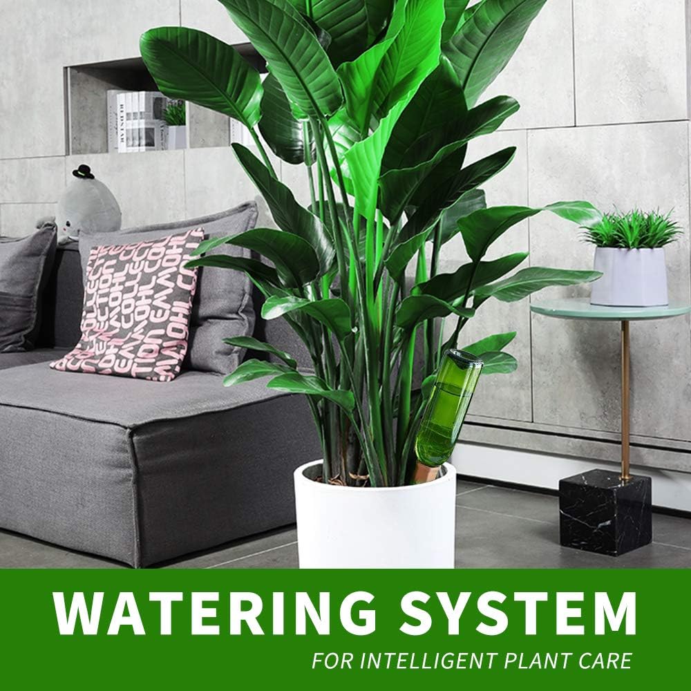 Store 10PCS Plant Watering Stakes Automatic Plant Drippers Waterers for Vacations Plant Watering Devices Terracotta Self Waterinq Spikes for Wine Bottles Great for Indoor Outdoor Plants - Image 2