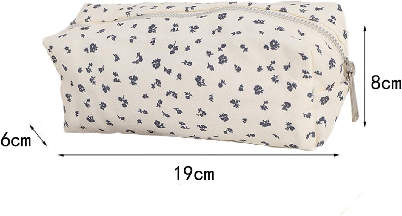 Pencil Case Pencil, Teenage Pen Case, Pen Case Leather, The Cute Cartoon Small can be Used as a Key Bag, a Cosmetic Bag, and is Easy to Carry (White, blue285) - Image 2