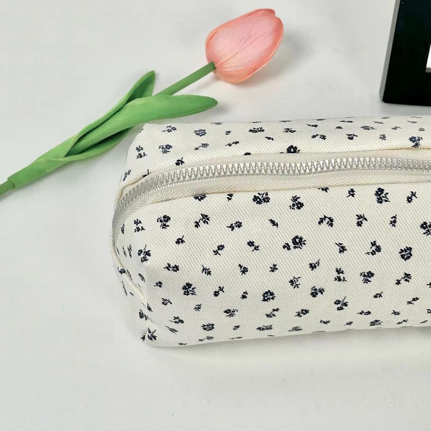 Pencil Case Pencil, Teenage Pen Case, Pen Case Leather, The Cute Cartoon Small can be Used as a Key Bag, a Cosmetic Bag, and is Easy to Carry (White, blue285) - Image 4