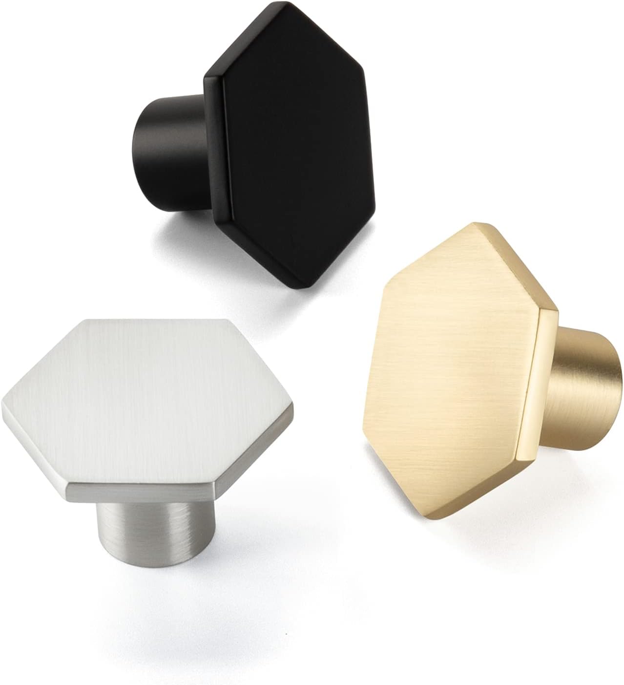 5 Pack Cabinet Knobs Gold Kitchen Drawer Knobs - LS6275GD Gold Cupboard Knobs Kitchen Cabinet Hardware Gold Drawer Knobs Cabinet Door Knobs - Image 4