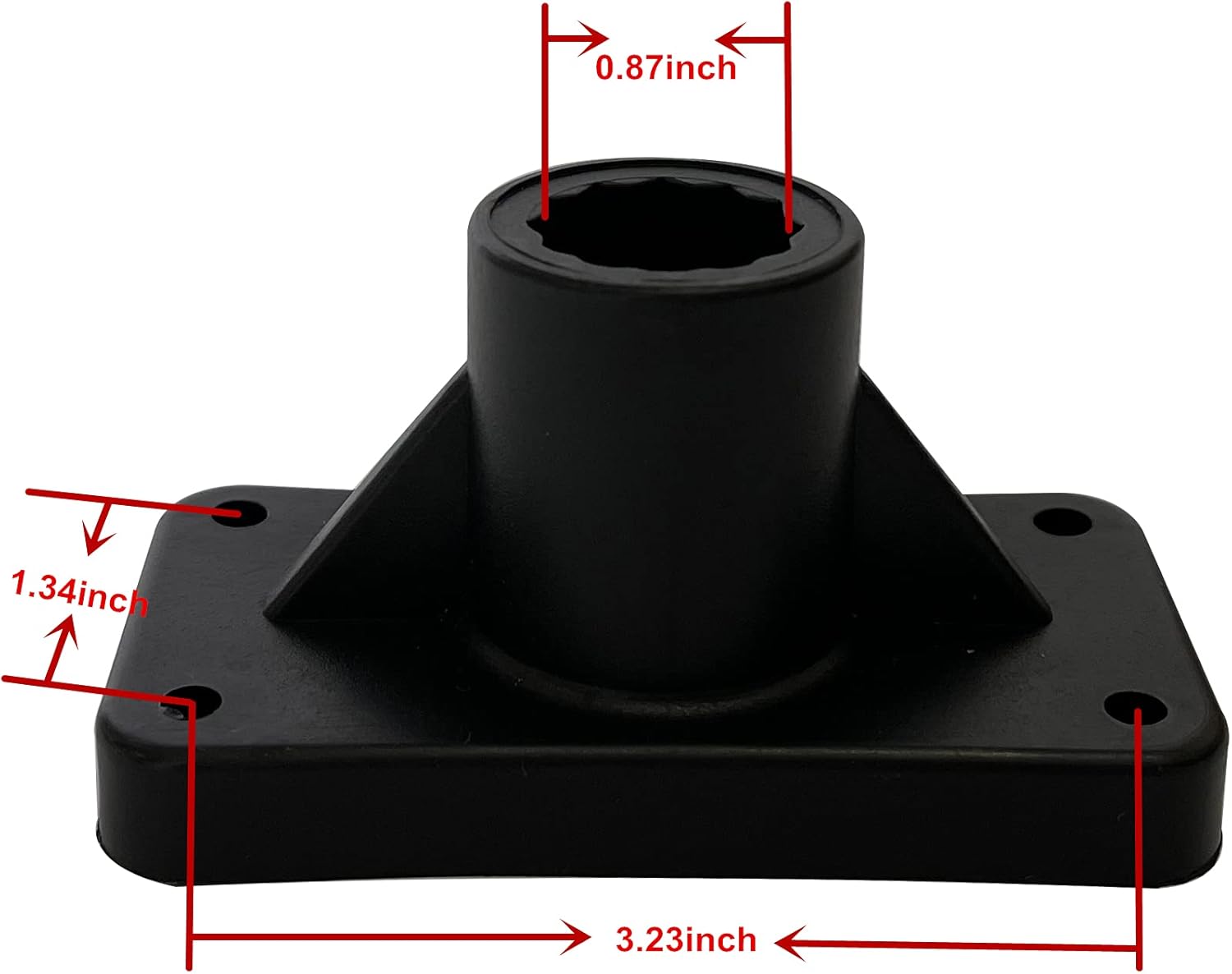 Adjustable Rotatable Plastic Fishing Rod 3 Mount Rack Holder Bracket Boat Canoeing Rowing Mount Kit Kayak Side Rod Holder - Image 8
