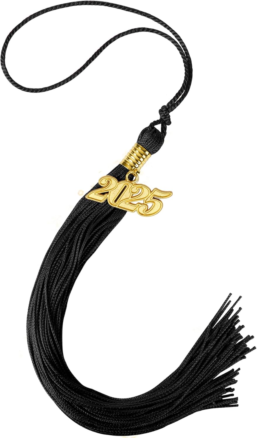 2025 Graduation Tassel, 1Pcs Graduation Cap Tassel 2025 Grad Graduation Tassel for 2025 Graduation Ceremonies Accessories (Black) - Image 1