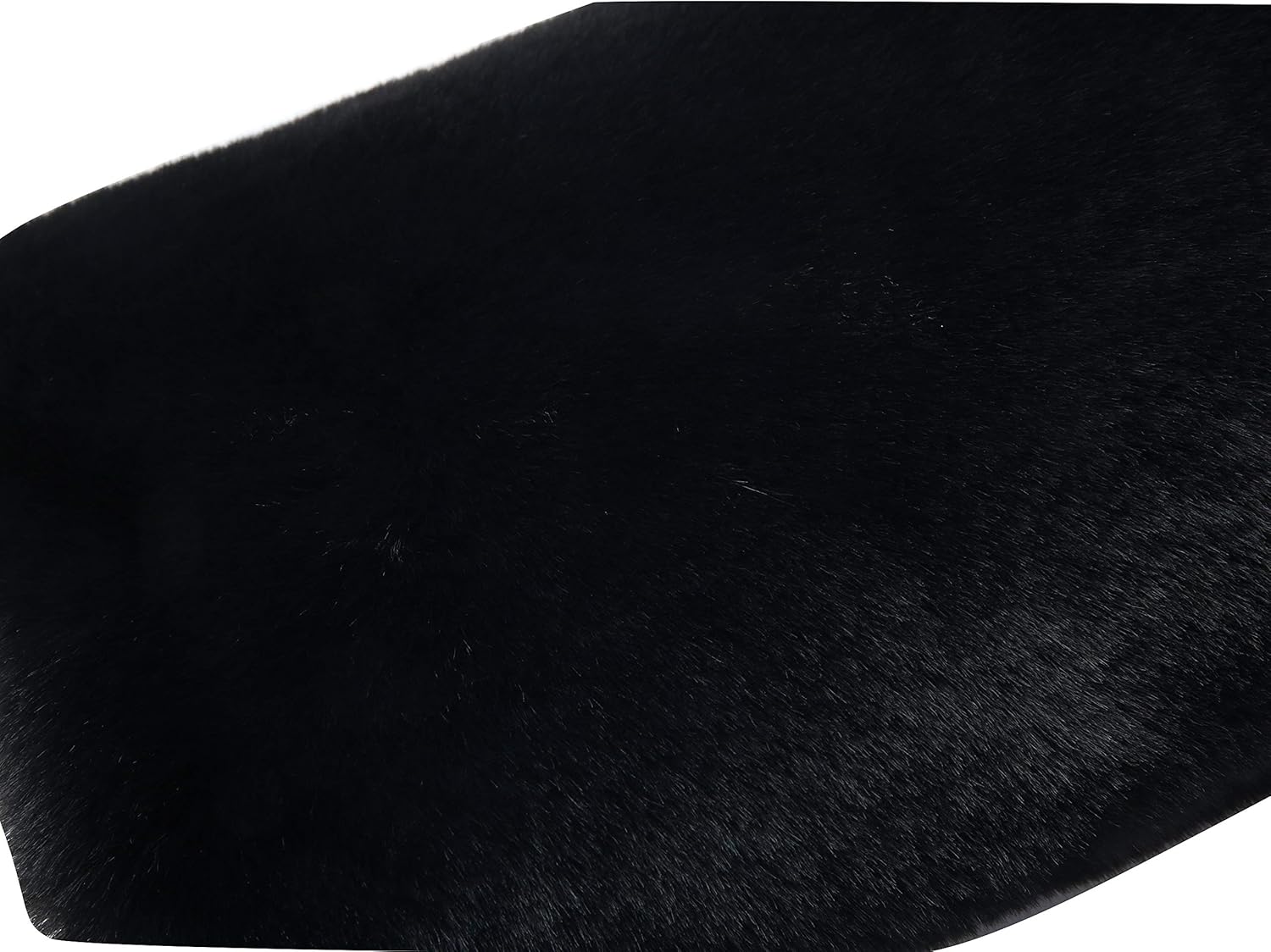 Faux Fur Hand Muffs for Women Winter Warm Arm and Hand Warmer with PU Leather Strap(Black) - Image 4