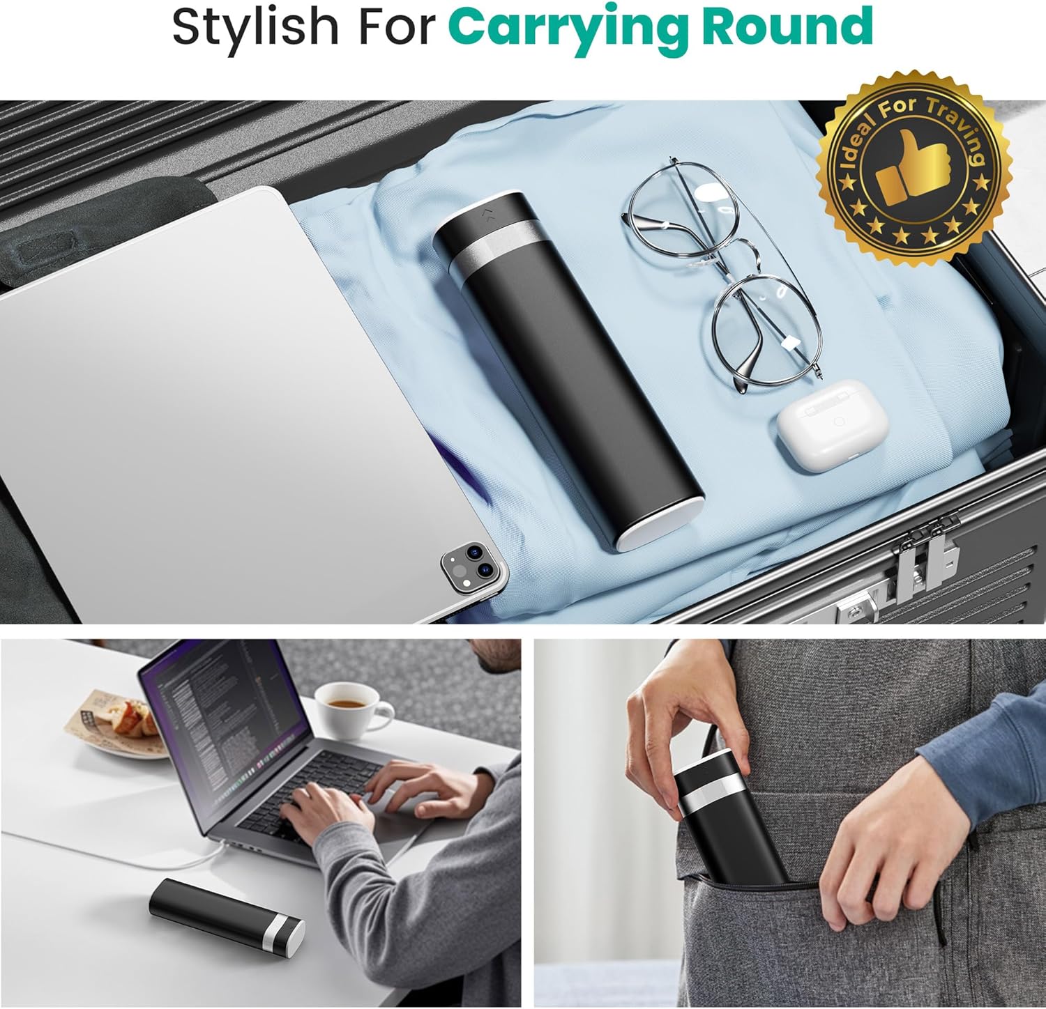 7-Day Slide-Out Pill Organizer | Travel Pill Case with Easy-to-Use Design | Drawer-Style Daily Medication Organizer (1 Time a Day) | Ideal for Home, Travel & Offices - Image 6