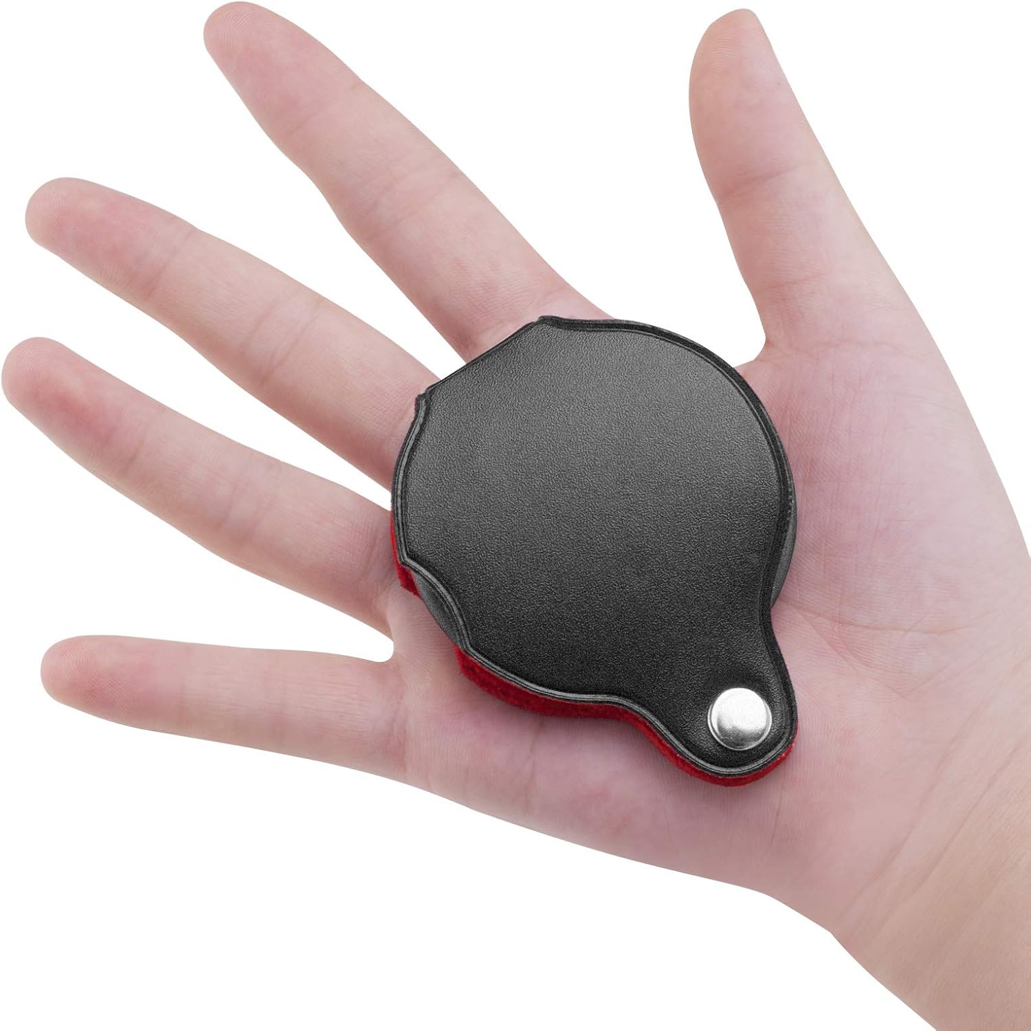2PCS Upgrade 10X Small Magnifying Glasses for Kids/Senior, Pocket Magnifier for Reading/Close Work, Mini Folding Magnifying Magnify Glass with Protective Sheath, Ideal for Repairing/Hobby/Coins, 1.96