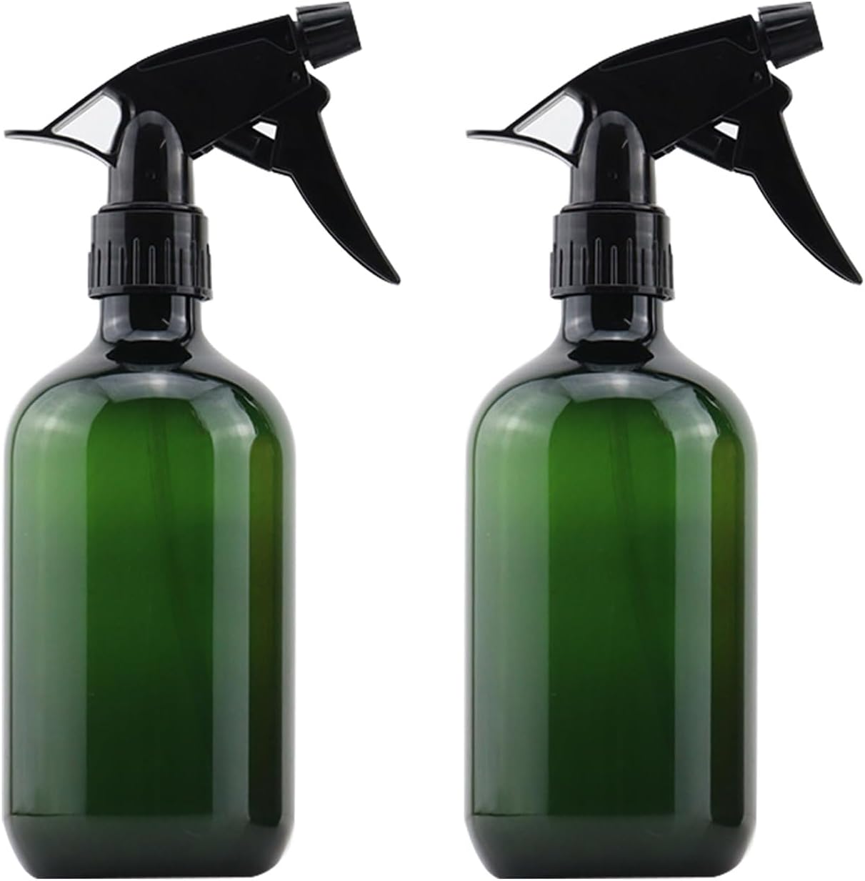 Plastic Spray Bottles 17OZ Empty Spray Bottle 2PCS Refillable Water Squirt Bottles Leakproof Water Spray Bottles for Cleaning Solution Alcohol Gardening Plants and Hairdressing, green - Image 1