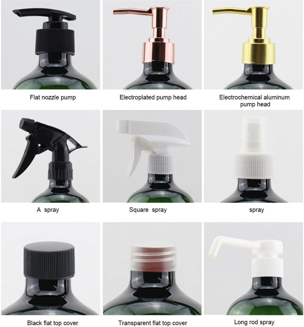 Plastic Spray Bottles 17OZ Empty Spray Bottle 2PCS Refillable Water Squirt Bottles Leakproof Water Spray Bottles for Cleaning Solution Alcohol Gardening Plants and Hairdressing, green - Image 5