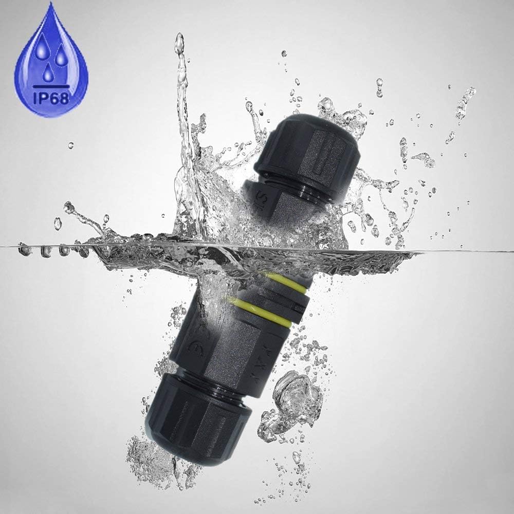 FX Junction Box Outdoor Waterproof IP68 Electrical Cable Connector 2 Way M20 Plug Wire Range 5 to 12mm External Cord Boxes 2 pcs - Image 4