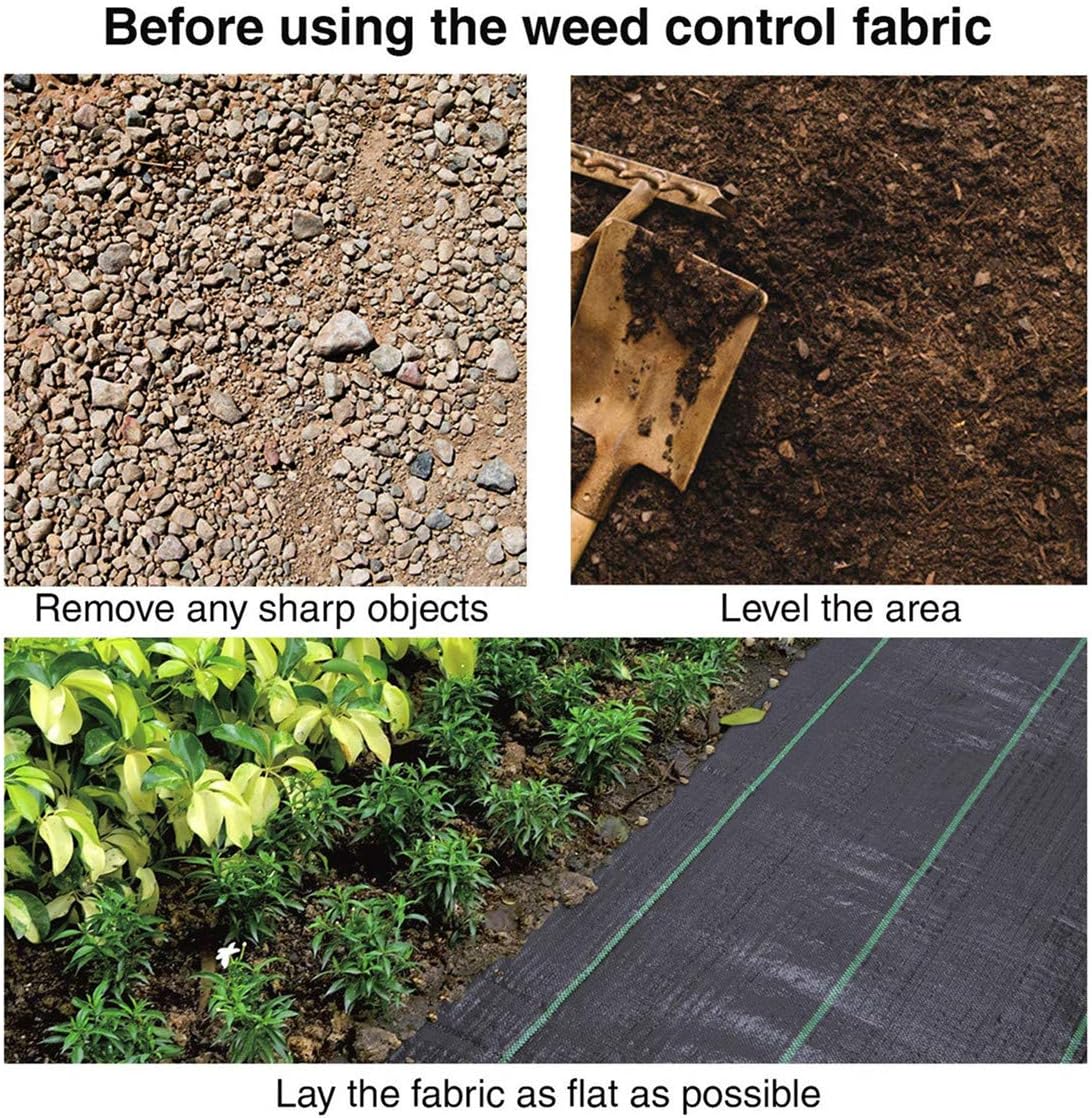 Garden Stakes, Ground Anchors Pegs U Shaped Garden Staples Pins Spikes for Securing Lawn Farm Sod Weed Barrier Landscape Grass Fabric Netting, More Applications 15CM 20 Pcs - Image 5