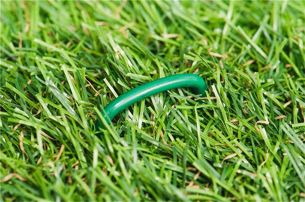 IME Garden Staples U Shaped Ground Anchors Stakes Pegs Pins Spikes for Securing Lawn Farm Sod Barrier Landscape Grass Fabric Netting Green 15CM 20Pack - Image 3