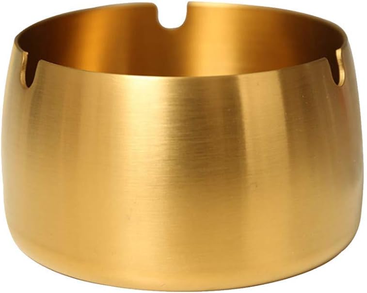 IME Windproof Ashtray Portable Ash Tray Stainless Steel Smoke Ashtrays for Patio Outdoors Home Office Party Bar - Image 7