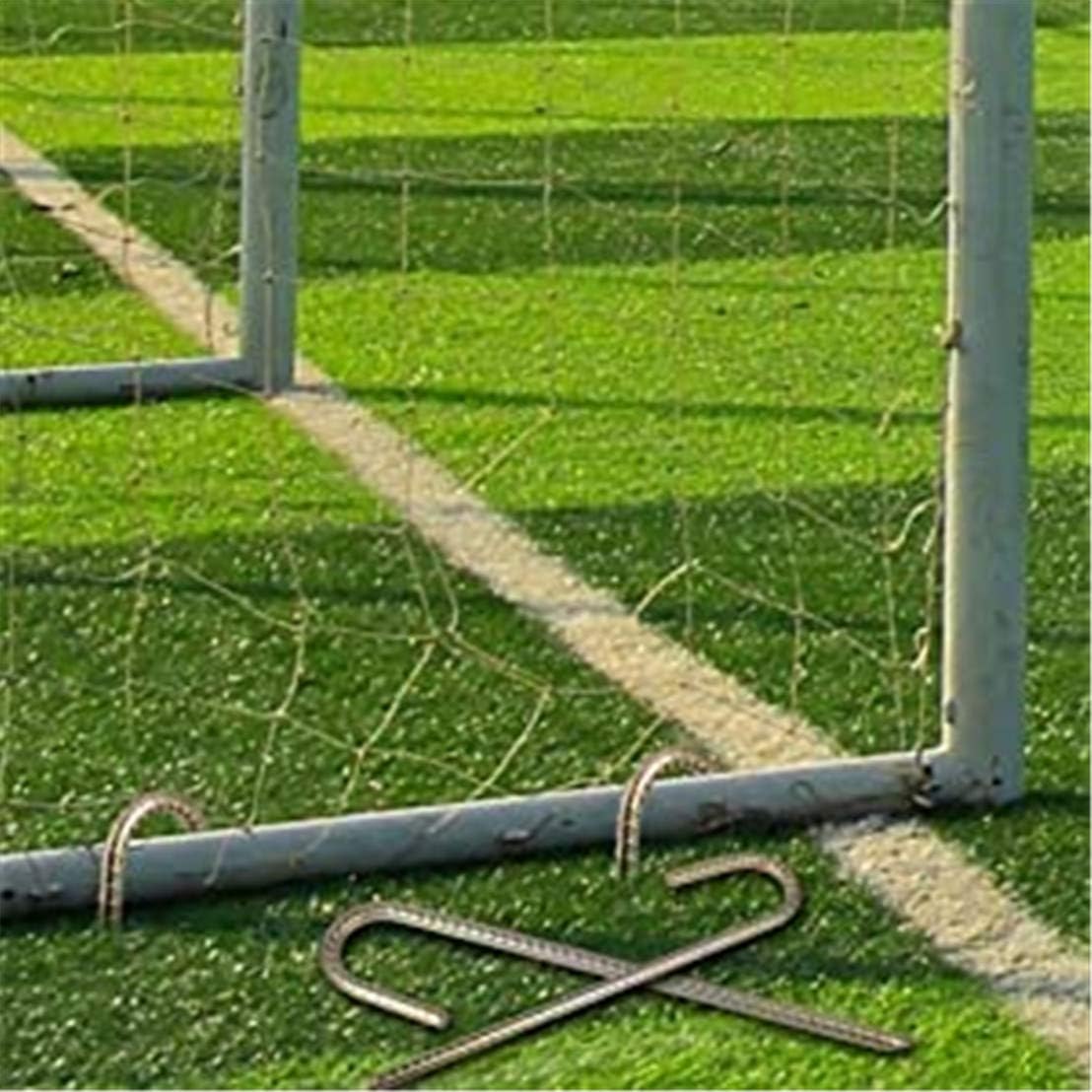 Ground Rebar Stakes Heavy Duty Steel Staples Anchors Garden Stake Pegs for Camping Tents Trampoline 12 inch, 6pack - Image 7