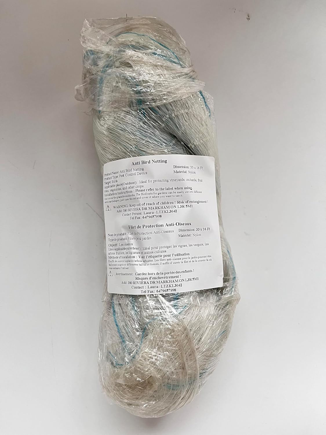 33 x 16 Ft Reusable Nylon Anti Bird Net Anti Bird Mesh Netting Anti Bird Protection Net for Garden Plant Fruit Crop Cage Protection Against Birds Deer Seagull Pigeon - Image 7