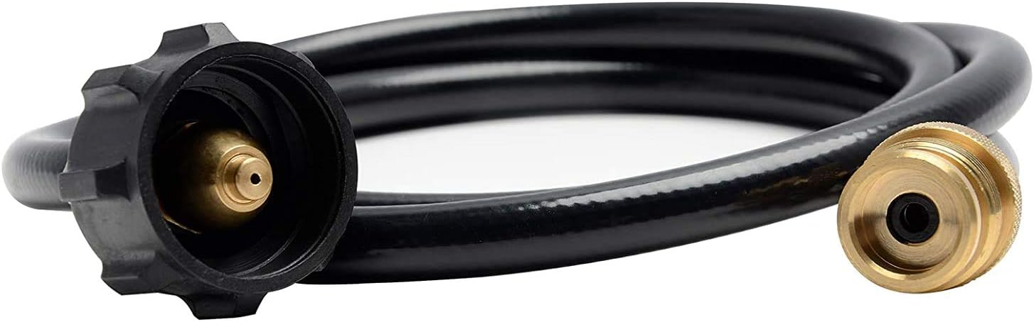 Propane Hose Adapter, Connects 1lb BBQ to 20lb Gas Tanks, for Portable Grill, Buddy Heater, Tabletop Stove, Griddle - QCC1 Connector - Image 5