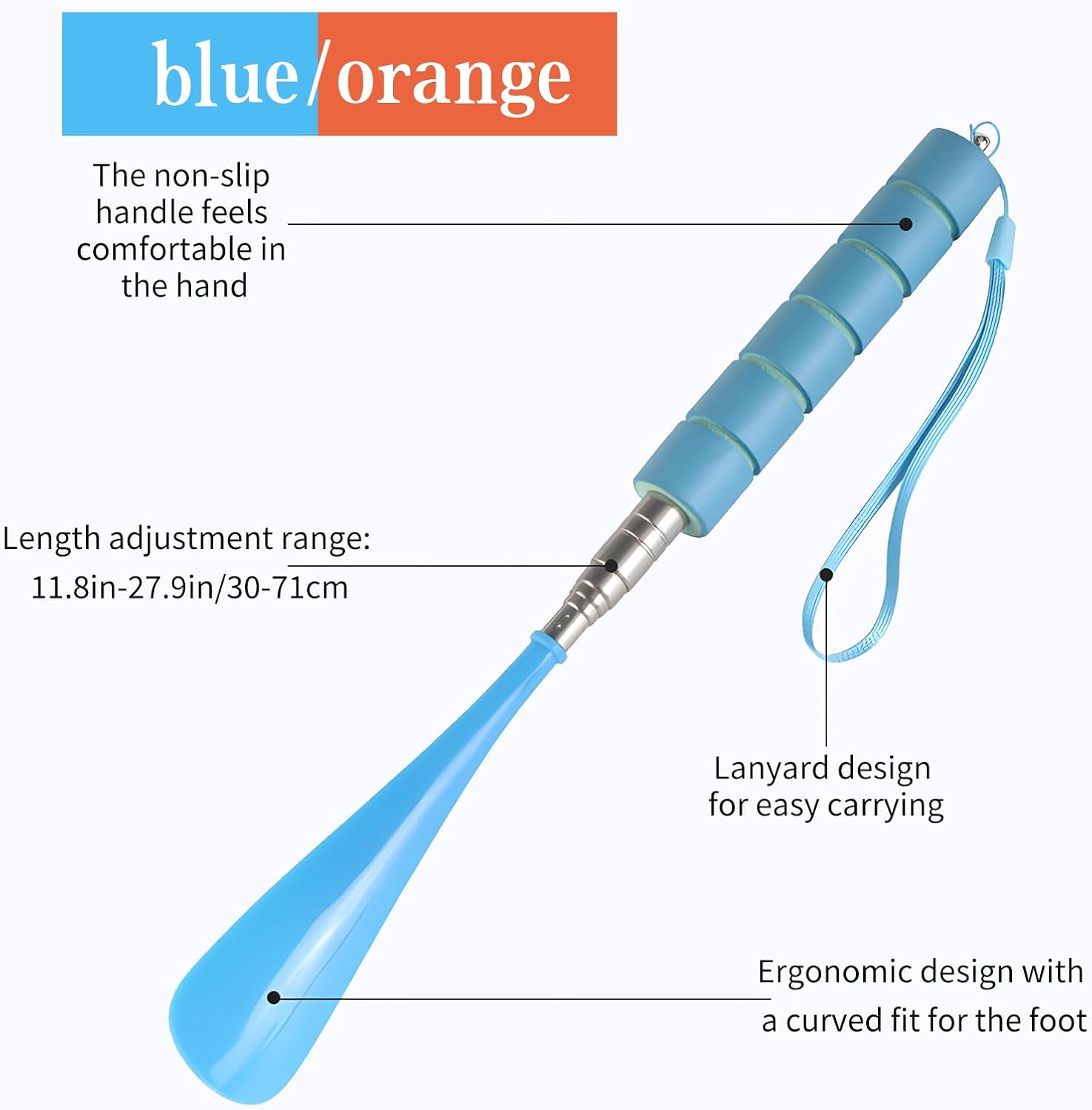 Shoe Horn Long Handle 12