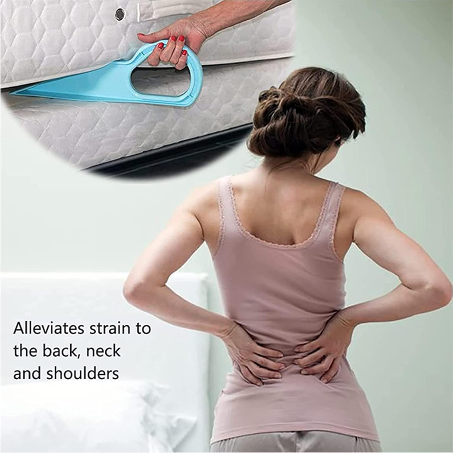 Mattress Lifter Mattress Wedge Elevator, 4 PCS 15.2
