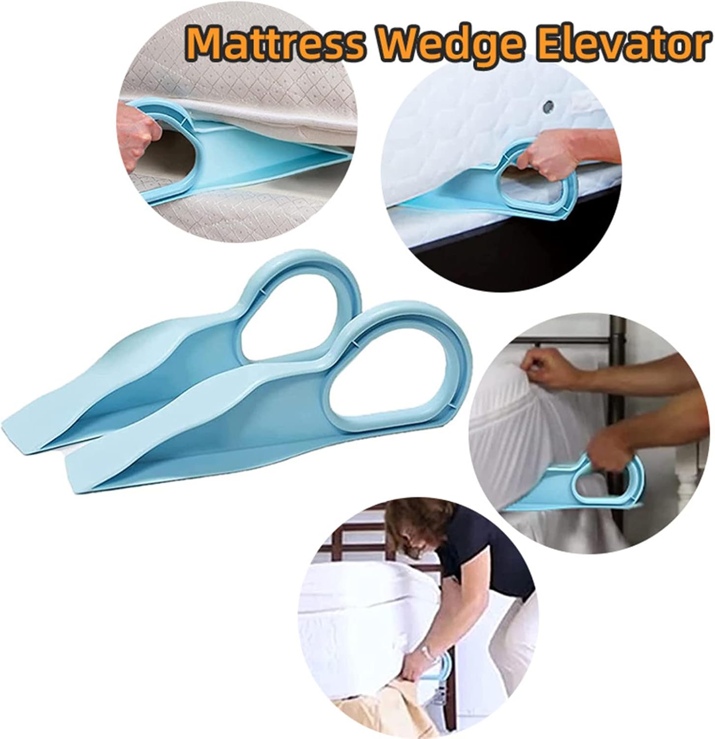 Mattress Lifter Mattress Wedge Elevator, 4 PCS 15.2