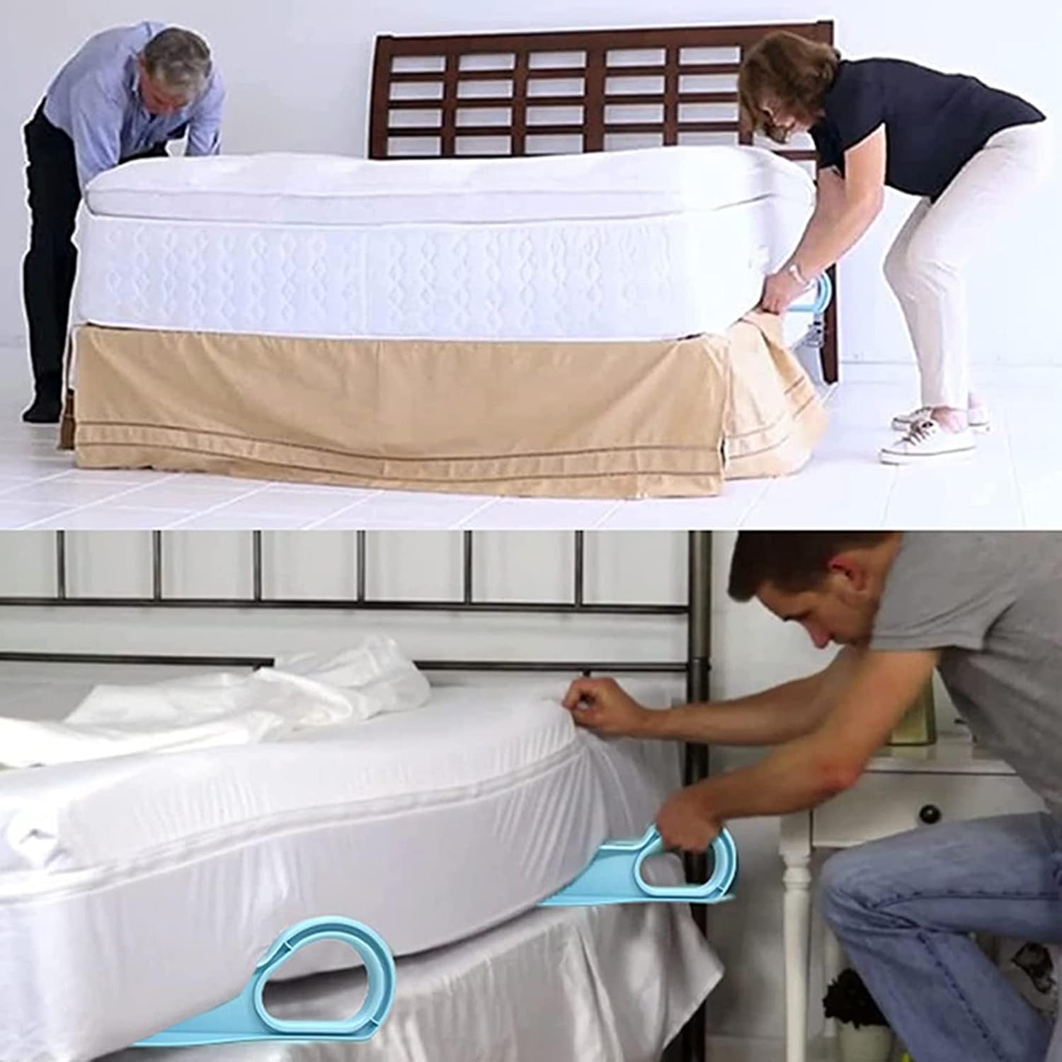 Mattress Lifter Mattress Wedge Elevator, 4 PCS 15.2