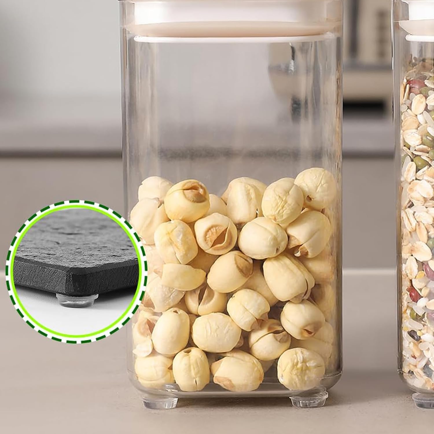 Cabinet Door Bumpers 192 Pcs Self Adhesive Sound Dampening Bumpers Pads, Clear Round Rubber Feet for Surface Protection and Furniture Noise Reduction, Drawers, Cupboard, Picture Frames, Door - Image 5