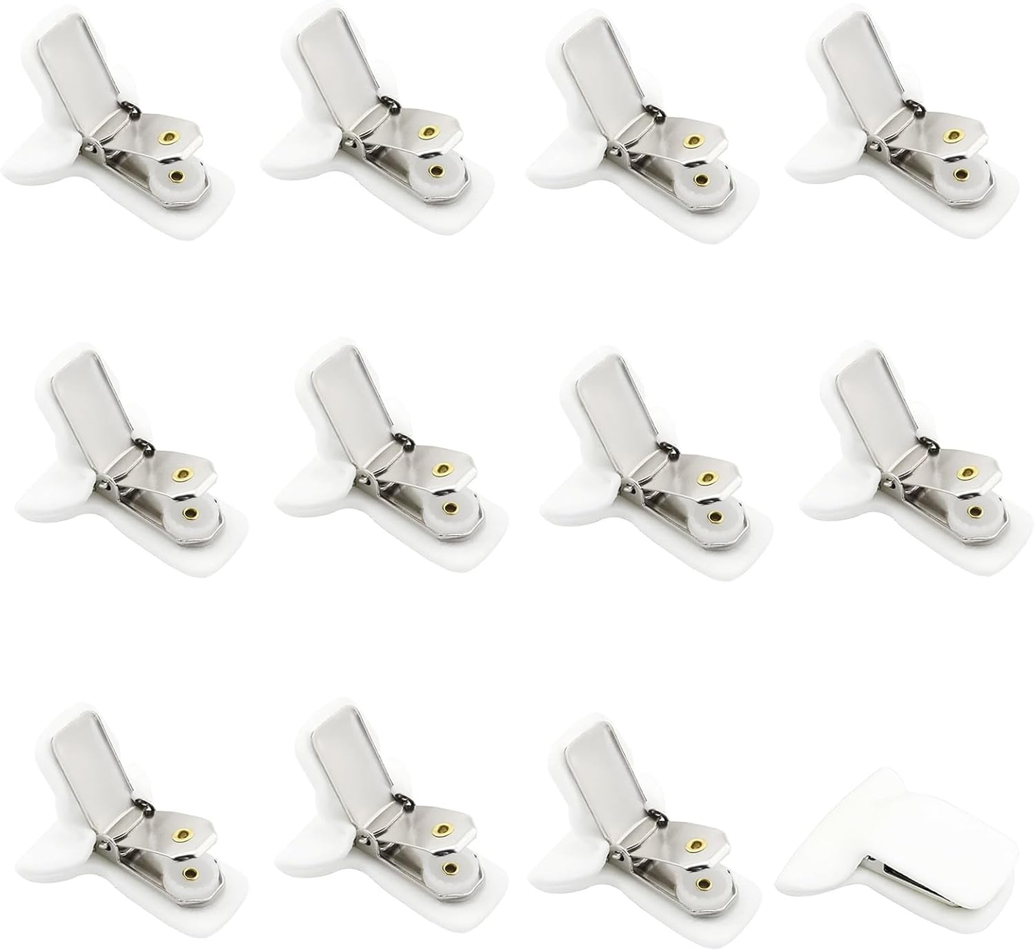12 Pcs Padded Comforter Clips Duvet Cover Clips, Non-Slip Bed Sheet Clips Fasteners Duvet Clips for Inside Duvet Cover for Preventing Comforters from Shifting Inside - Image 1