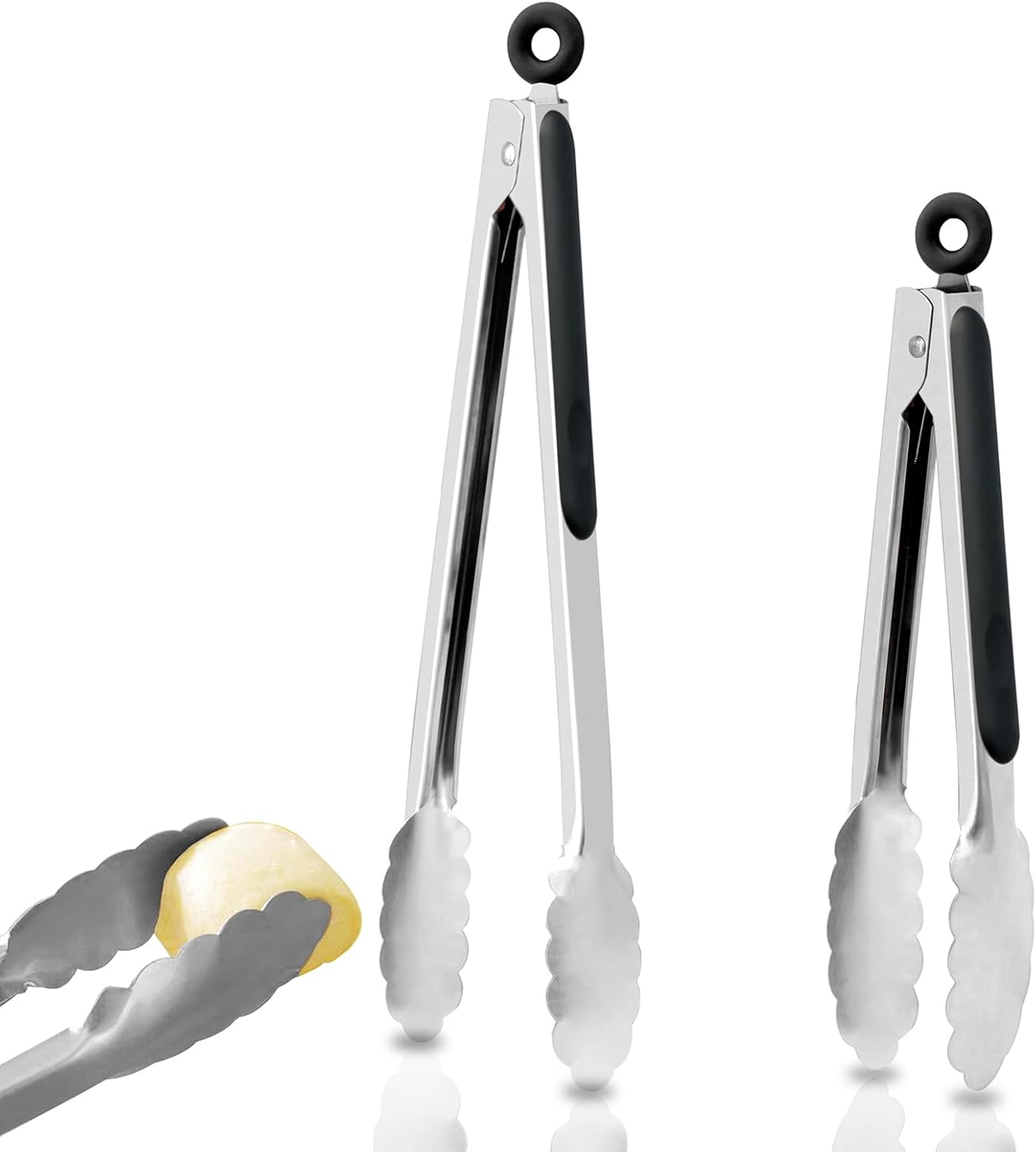 2 Pack Kitchen Tongs, 9