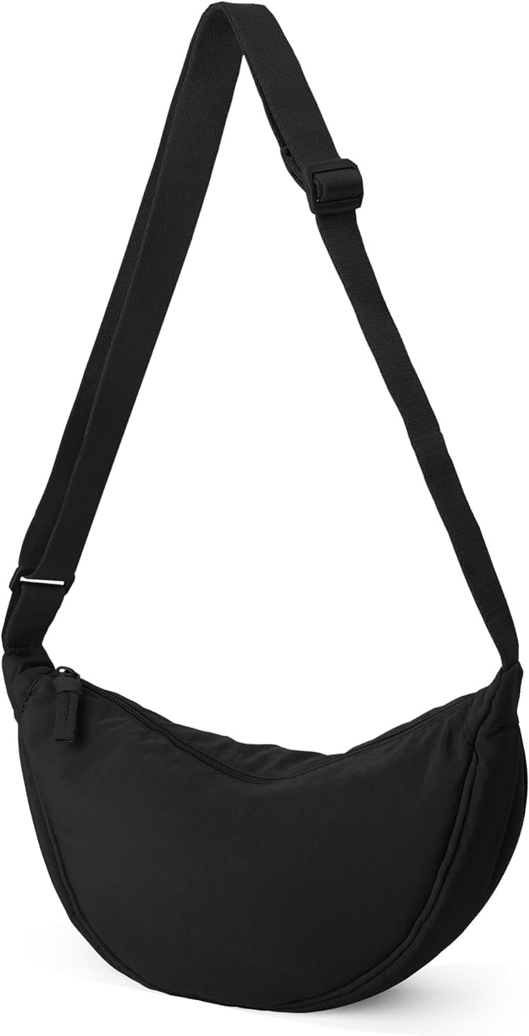 Crossbody Bag Hobo Sling Crescent Bag Women Men Trendy Small Shoulder Bag Purse Dumpling Bag Casual Handbag Adjustable Strap - Image 1
