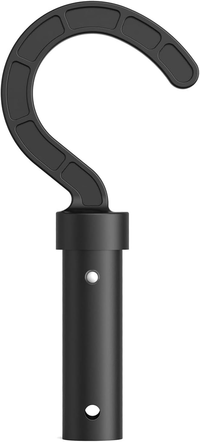 Hook for All Robotic Pool Cleaner,  Pool Accessories Hook Customized for Pool Vacuum Robot Including Cordless,Above Ground and Underwater,Attaches to Telescopic Poles (Gray) - Image 1