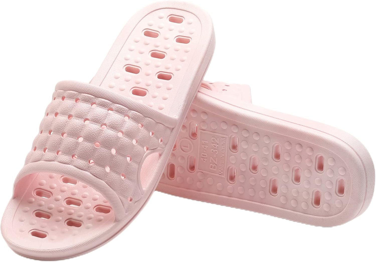 Shower Shoes Quick Dry Non-Slip Bathroom Slippers for Men Women Dorm Home Slides - Image 2