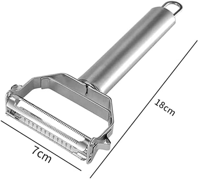 Vegetable Peeler & Potato Peelers for Kitchen, Fruit, Carrot, Veggie Julienne Peeler, Shredded Carrots, Cucumber Julienne Slicer Vegetable Cutter, Dual Blade Stainless Steel Peeler - Image 3