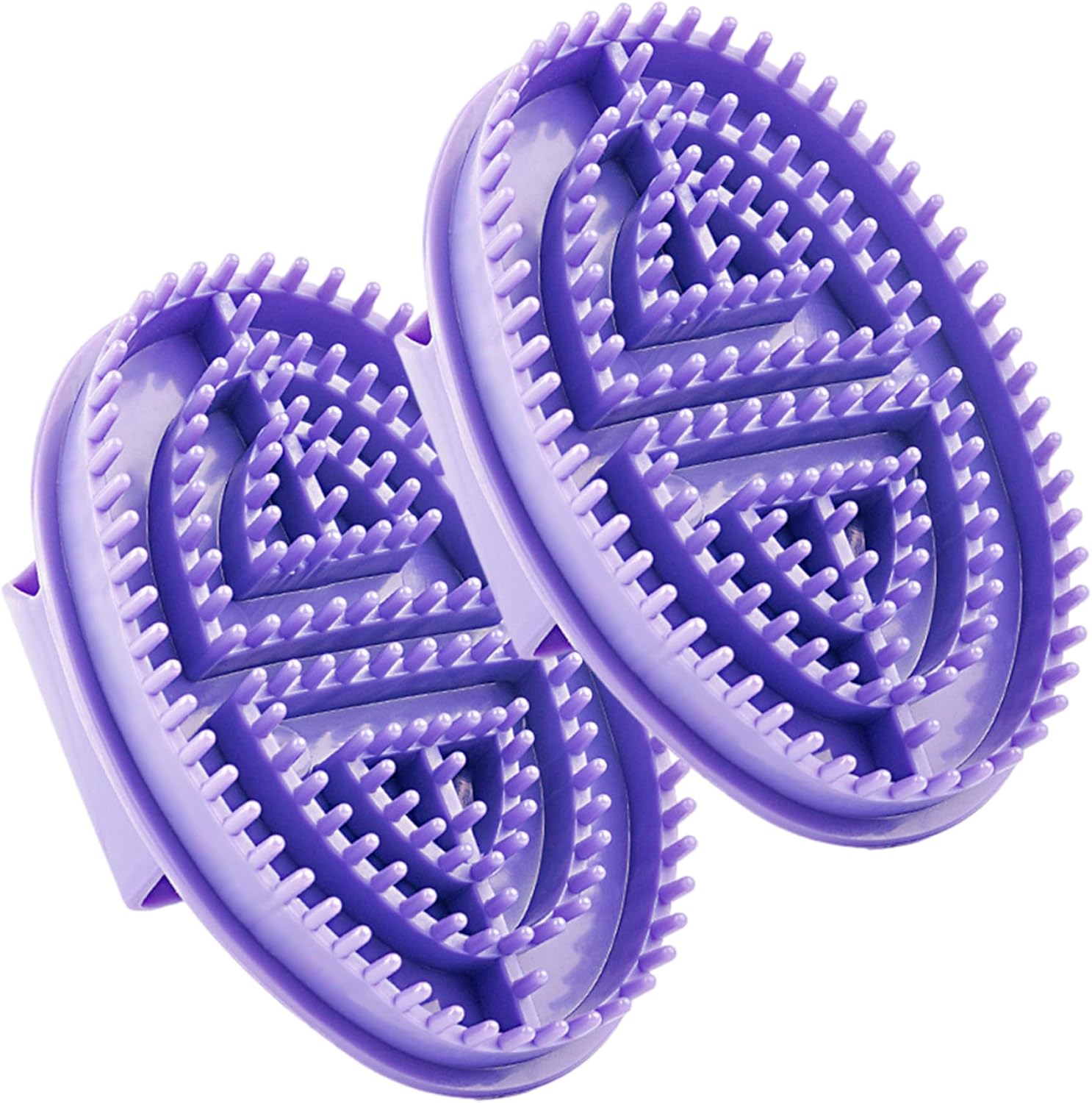 Meridian Massage Brush, 2pcs Non Scratch Soft Rubber Massage Combs, Relaxing Body Massager, Full-Body Relaxation Tool for Anti Cellulite Slimming Conditioning - Image 2