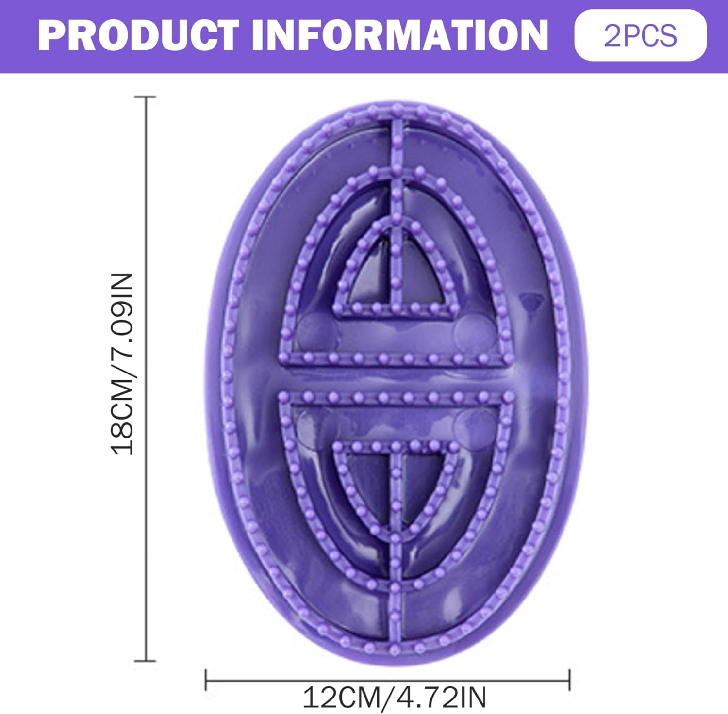 Meridian Massage Brush, 2pcs Non Scratch Soft Rubber Massage Combs, Relaxing Body Massager, Full-Body Relaxation Tool for Anti Cellulite Slimming Conditioning - Image 3