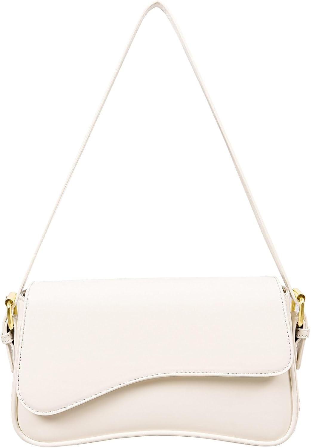Women's Crescent Shoulder Bags Retro Y2k 90s Hobo Handbags Top Handle Faux Leather Underarm Bag Fashion Clutch Purses - Image 1
