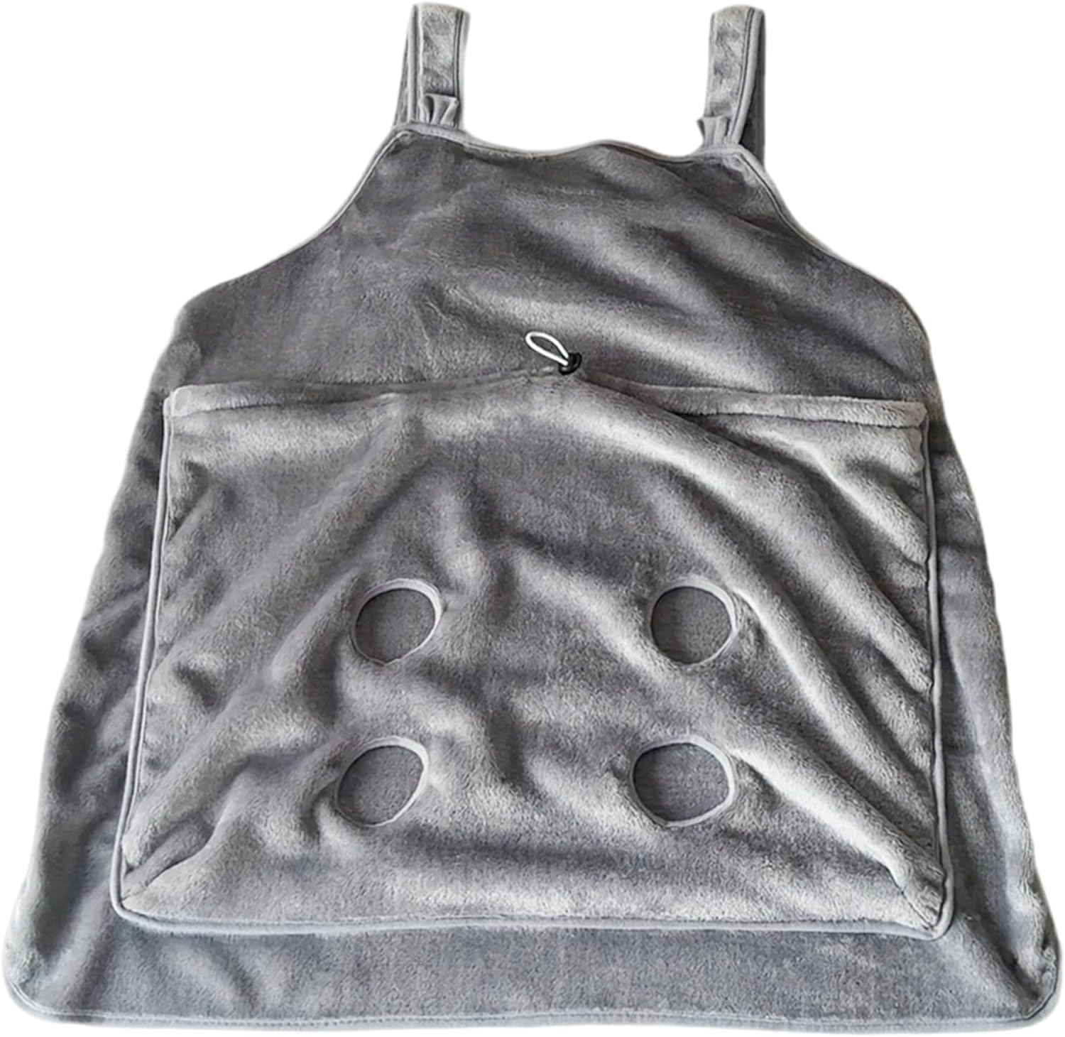 Cat Sling Soft Flannel Cat Apron with Claws Holes Multifunctional Adjustable Pet Carrier for Nail Cutting Cozy Sleeping Petting - Image 1