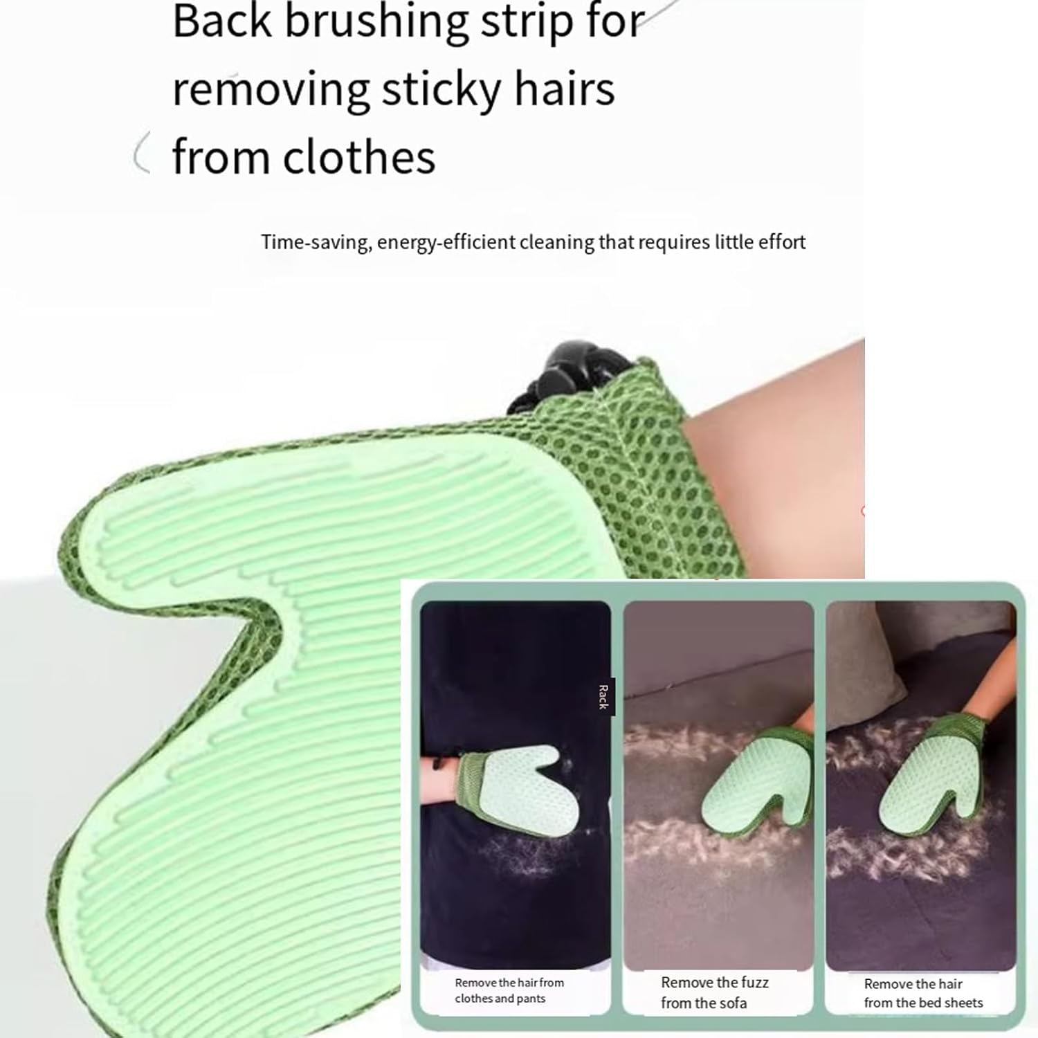 All-in-One Grooming Mist Glove for Pets, Grooming Mist Glove for Pets, Say Goodbye to Messy, Use Soothing Spray, Micro-Fine Spray to Lock Dandruff and Loose Hair (blue) - Image 4