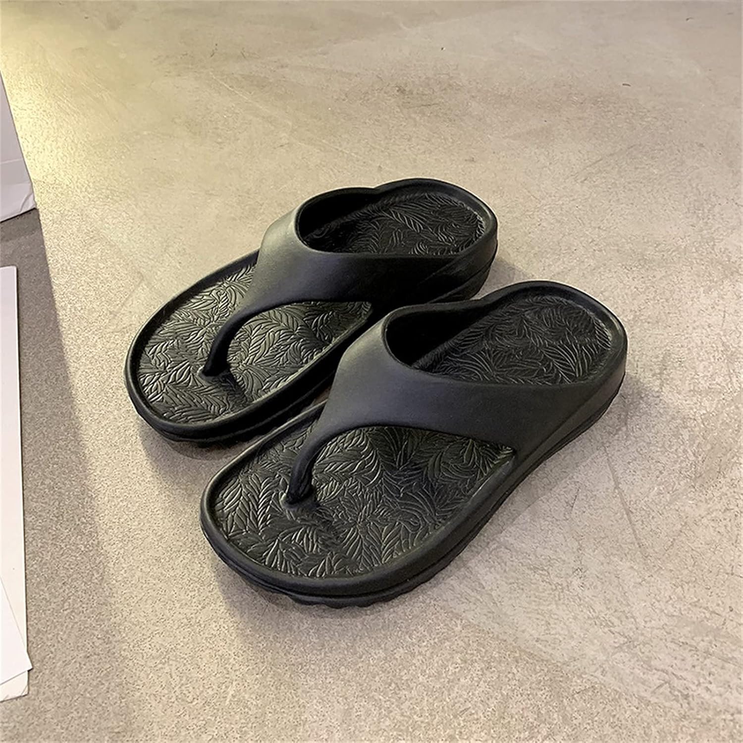 Cloud Flip Flops for Womens and Mens, Orthotic Lightweight Beach Pillow Slippers, Soft Cushion Flip-Flop Comfy Bath Spa Walking Sandals Pool Thong Slides - Image 4