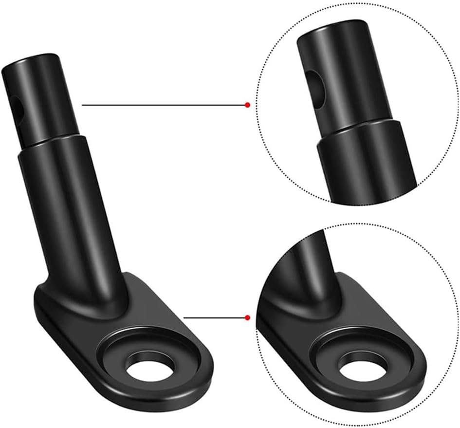 12mm Heavy Duty Steel Trailer Hitch Coupler with Safety Locking Pin for Kids and Pets, Fits QR and Solid Axles, Easy Installation, and Secure Bicycle Connector - Image 4