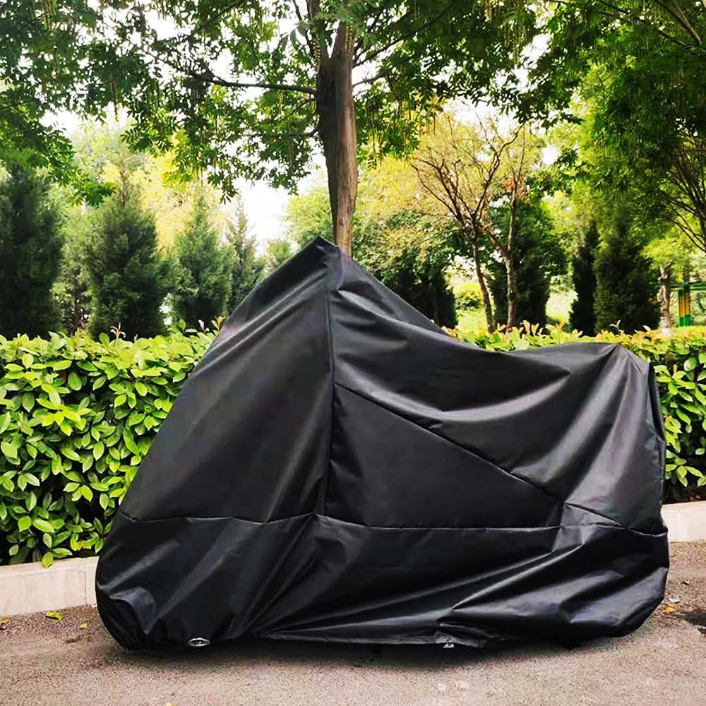 Heavy Duty PVC Motorcycle Cover 2XL/3XL for Weather Protection, for Rain, Snow, 530g Universal Fit - Image 6